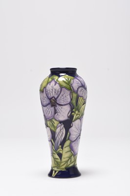 Lot 143 - Moorcroft 'Petunia' limited edition vase, boxed