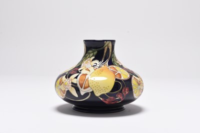 Lot 146 - Moorcroft 'Lemons and Blossom' vase designed by Emma Bossons, dated 2011