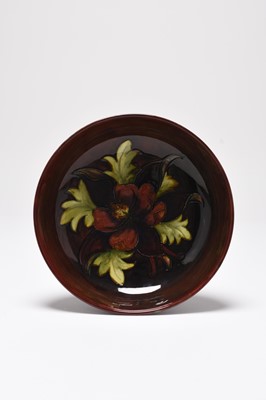 Lot 103 - Walter Moorcroft 'Columbine' red flambe bowl, circa 1948
