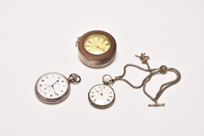 Lot 422 - Three silver pocket watches