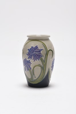 Lot 147 - Moorcroft 'Wild Cornflowers' vase designed by Vicky Lovatt