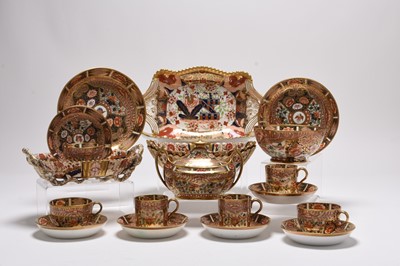 Lot 61 - Spode imari part tea/coffee service, circa 1809, plus some later Copeland Spode imari