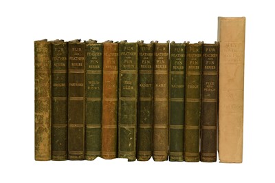 Lot 121 - FUR, FEATHER & FIN SERIES, Edited by Alfred E T Watson. Complete set of 12 volumes 1893-1906.
