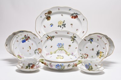 Lot 179 - Herend 'Market Garden' dinner service, 14 place setting
