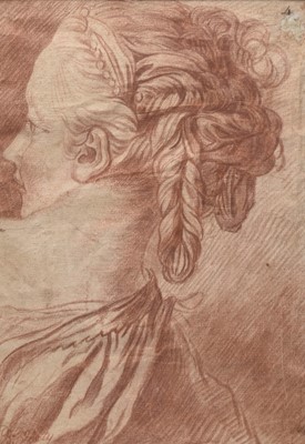 Lot 237 - Manner of Sir Peter Lely (1618-1680) Head of a classical lady