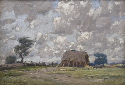 Lot 319 - James Hamilton Mackenzie (1875-1926) The Old Hay Rick