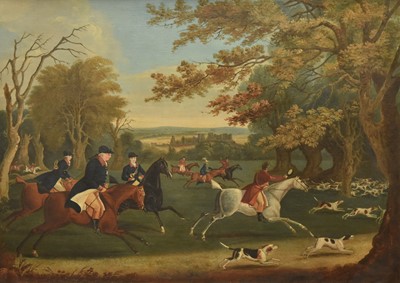 Lot 57 - After James Pollard (1792/97-1867) King George III Hunting in Windsor Forest