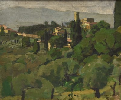 Lot 90 - Attributed to Ken Howard (1932-2022) Italian Landscape