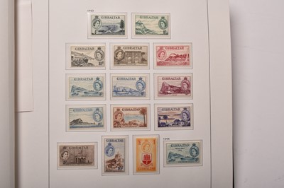 Lot 245 - Gibraltar collection of stamps in 5 albums