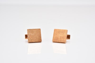 Lot 298 - A pair of 18ct gold Georg Jensen cufflinks