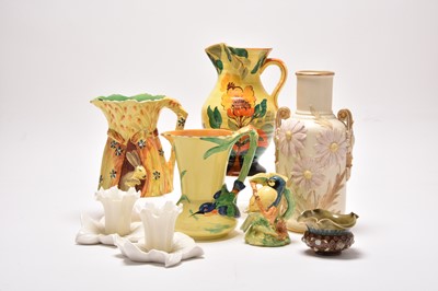 Lot 9 - Ceramics including Grainger's Worcester, Doulton Lambeth and Burleigh Ware