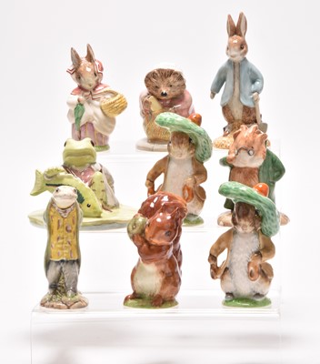 Lot 222 - A collection of Beswick Beatrix Potter figures