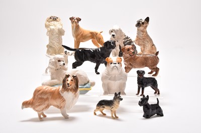 Lot 116 - Collection of Beswick and Royal Doulton dogs