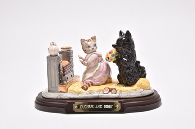 Lot 329 - Beswick Beatrix Potter limited edition 'Duchess and Ribby' tableau group