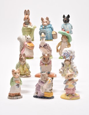 Lot 38 - A collection of Beswick Beatrix Potter figures