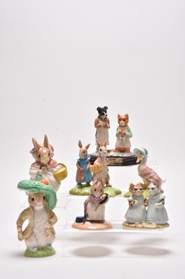 Lot 7 - A group of Beswick and Royal Albert Beatrix Potter figures