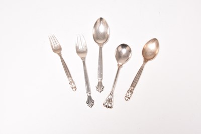 Lot 103 - A collection of Georg Jensen flatware