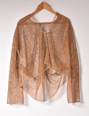 Lot 71 - A Chinese woven bamboo jacket, 19th century
