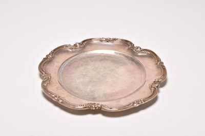 Lot 196 - A French silver plate