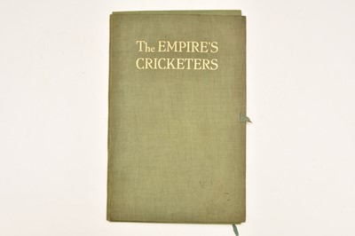 Lot 111 - TAYLER, A Chevallier (artist) The Empire's Cricketers. Spottiswood & Co 1905. Folio.