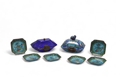 Lot 53 - An assembled group of Chinese enamels