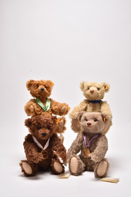 Lot 176 - Steiff, a Group of Millenium Teddy bears for year 2004 to year 2007 (4)