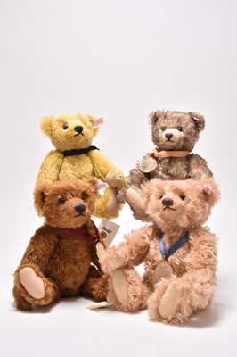 Lot 128 - Steiff, a Group of Millenium Teddy Bears for year 2008 to year 2011 (4)