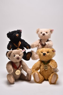 Lot 327 - Steiff, a Group of Millenium Teddy Bears for year 2012 to year 2015 (4)