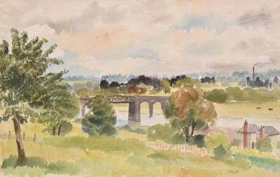 Lot 146 - Roland Vivian Pitchforth (1895-1982) Maldon Bridge