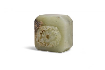 Lot 65 - A Chinese jade seal, Qing Dynasty