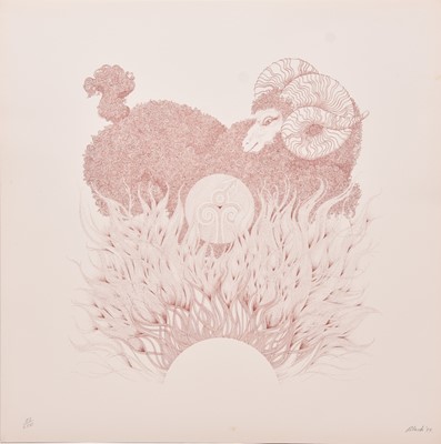 Lot 2 - Stewart Black (Scottish, b.1938) The Signs of the Zodiac (13)
