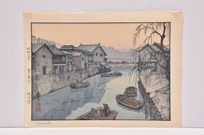 Lot 97 - Toshi Yoshida and others, four Japanese woodblock prints