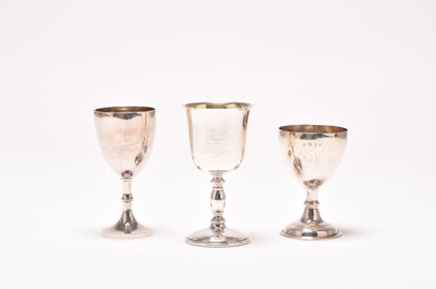 Lot 93 - Three goblets