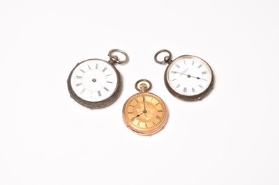 Lot 436 - A group of lady's pocket watches