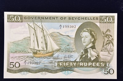 Lot 205 - Seychelles, Government Issue 50 Rupees banknote