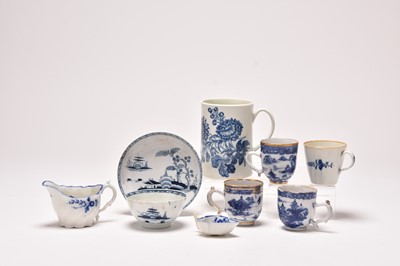 Lot 2 - 18th century porcelain including Caughley, Philip Christian (Liverpool) and Chinese