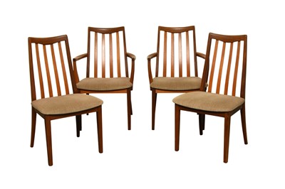 Lot 247 - A set of six teak G-Plan Fresco dining chairs, model 45400 (6)