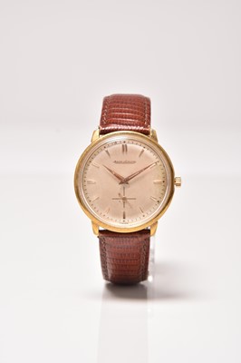 Lot 451 - Jaeger-LeCoultre: A gentleman's gold plated wristwatch