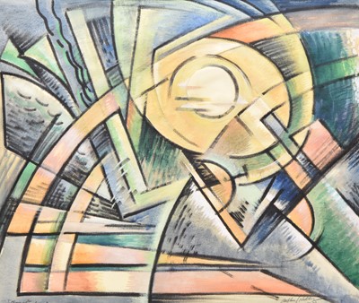 Lot 12 - Arthur Cyril Hilton (British 1897-1960) Staccato Landscape