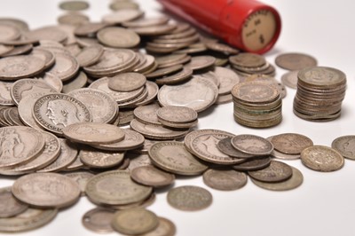 Lot 203 - A large collection of UK silver coinage