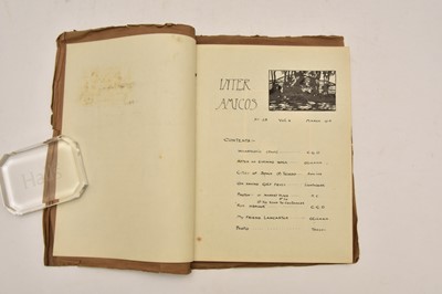 Lot 131 - HAND-WRITTEN PERIODICAL 1912-13, entitled Inter-Amigos (Between Friends).