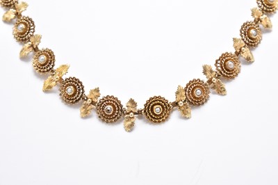 Lot 259 - A 19th century seed pearl necklace