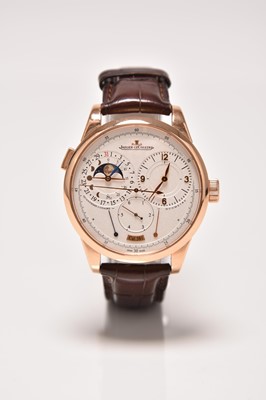 Lot 458 - Jaeger-LeCoultre: gentleman’s 18ct pink gold Duometre Quantieme Lunaire calendar wristwatch