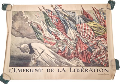 Lot 19 - WW1 French Propaganda Poster - FAIVRE, Abel (1867-1945) Liberation Bonds, c.1917