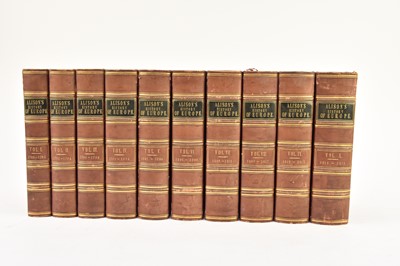 Lot 36 - ALISON, Archibald, History of Europe from the Commencement of the French Revolution in 1789