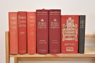 Lot 43 - TOWNEND, Peter. Burke's Landed Gentry. 18th edn, 3 vols 1965-72.