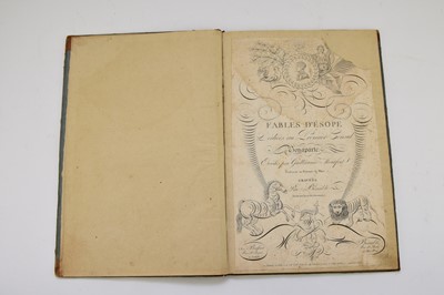 Lot 33 - MONTFORT, GUILLAUNE, Fables D'Esope dediees au Premier Consul Bonaparte, Folio, Paris, 1801.