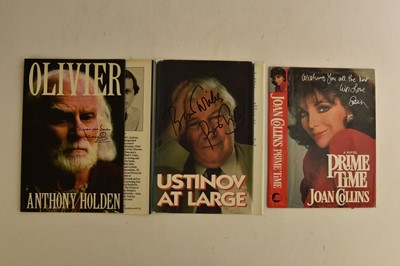 Lot 135 - FILM STAR AUTOGRAPHS. Signed dust wrappers.