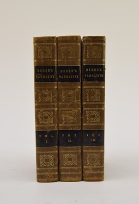 Lot 28 - HEBER, Reginald, Narrative of a Journey through the Upper Provinces of India from Calcutta to Bombay, 1824-1825. 3 vols, 4th edn 1829