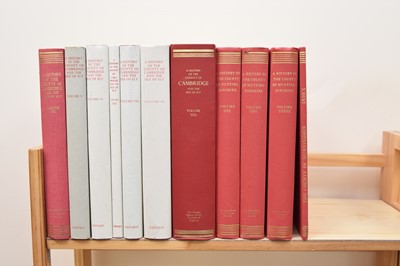 Lot 54 - VICTORIA COUNTY HISTORY OF CAMBRIDGE AND THE ISLE OF ELEY. Vols 1, 5-10. With Huntingdonshire, vols 1-3 and index. (11) (2 boxes)